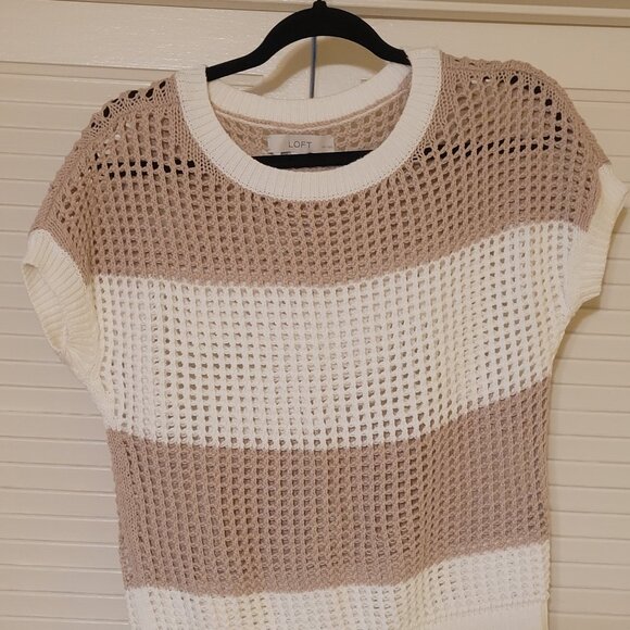 Knit Sweater Sleeveless by Anna Taylor Loft - Picture 1 of 3